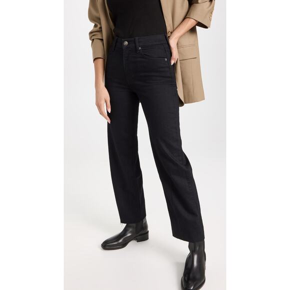 Reformation Denim - Reformation Emma High-Rise Wide‎ Leg Jeans in Jet Black Size 27